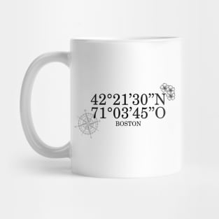 Boston Contact Information Mug